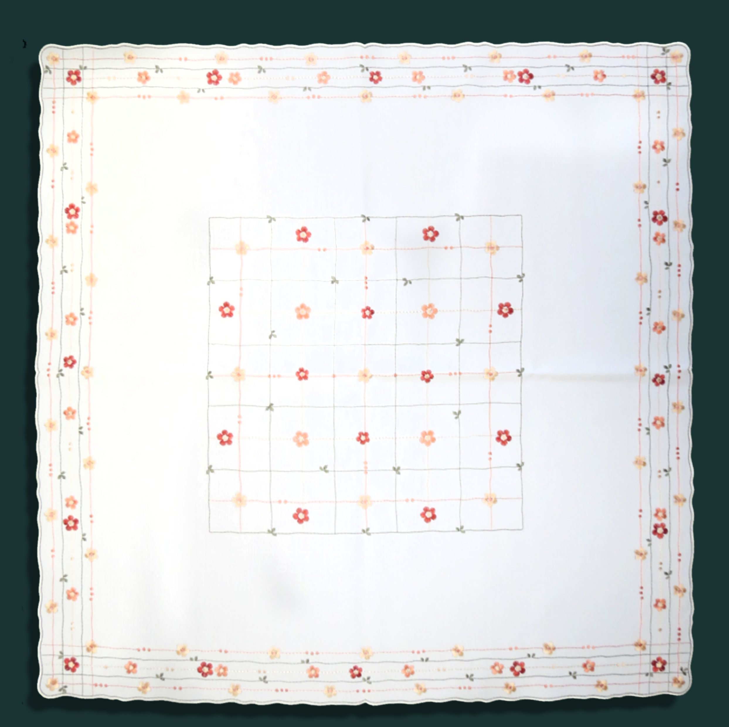 2566 - Blumenkante rosa