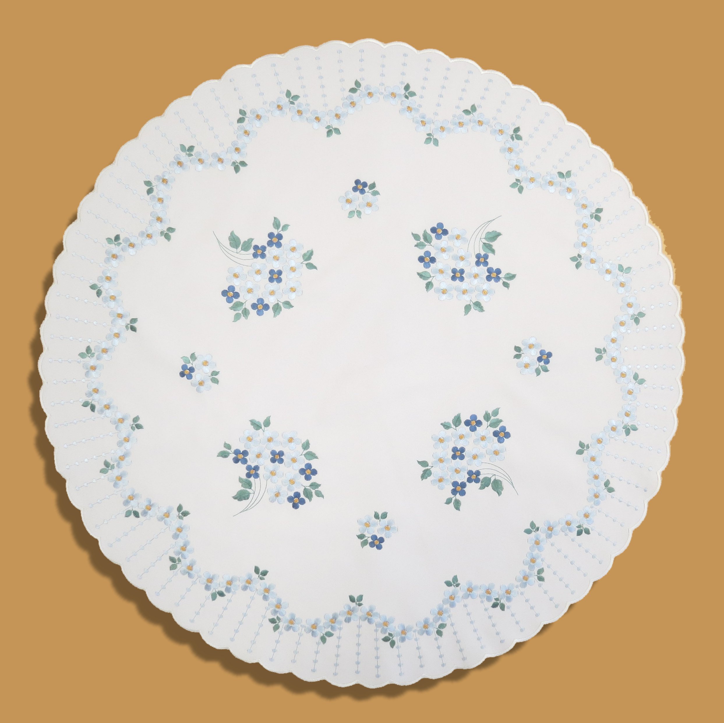 4082 Blütenkante 80 cm rund